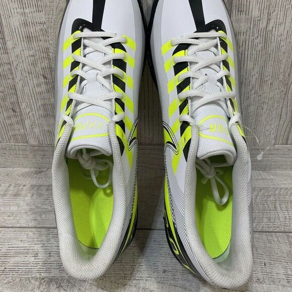 Nike Vapor Edge Shark Men Sz 16 Black White Volt Football Cleats DQ5114-170 main image 9